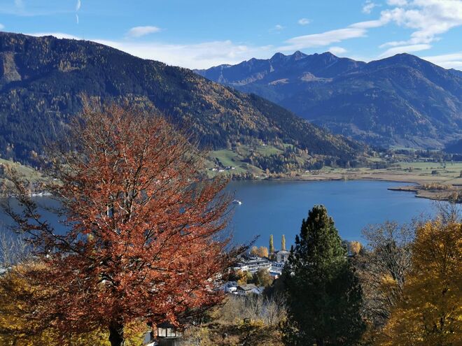 Feuer über den Dächern von Zell
