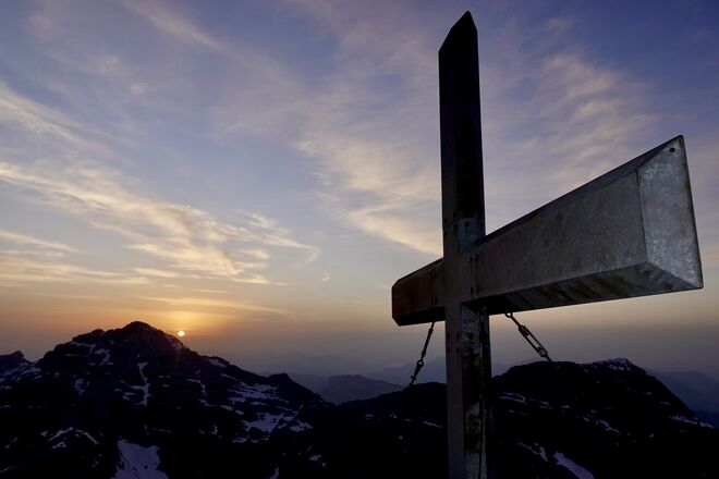 Sonnenuntergang auf‘n Reifhorn