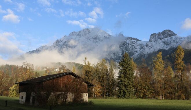 Herbstmorgen in Leogang