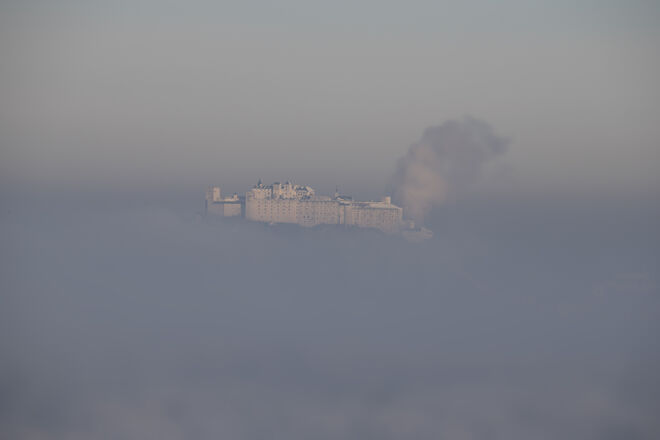 Salzburg im Nebel