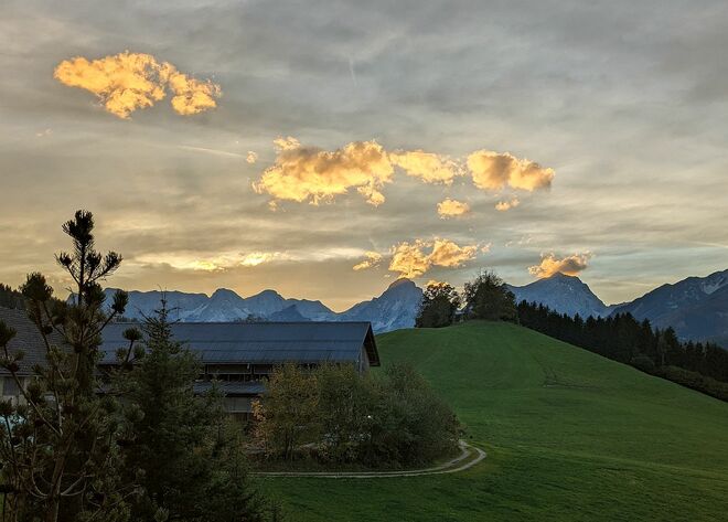 muntere Abendwolken . . .