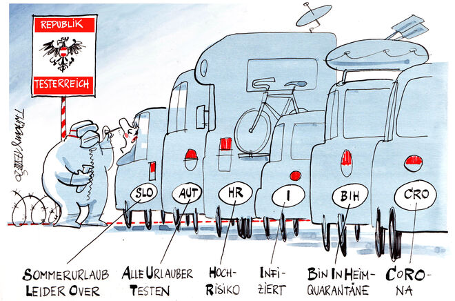 An der Südgrenze ...