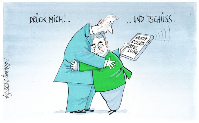 Auf den letzten Drücker...