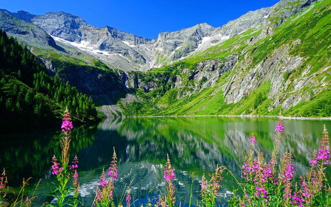In herrlicher Bergwelt