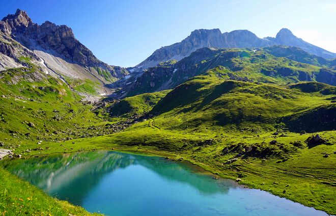 In herrlicher Bergwelt