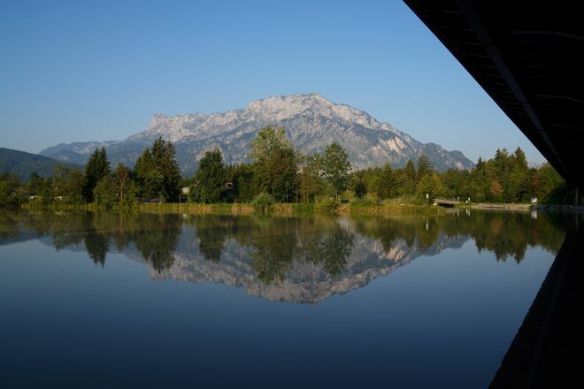 Der Untersberg im Spiegel der Salzach
