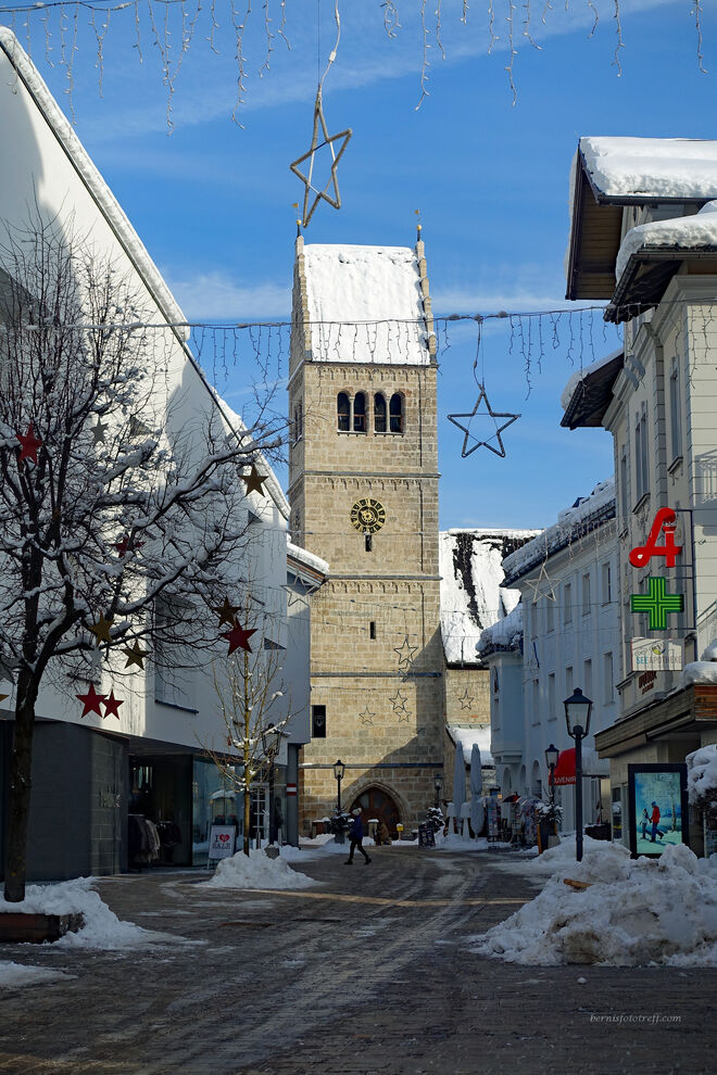 Stadtbild im Winter