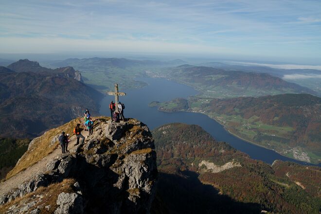 Gipfelglück am Schafberg