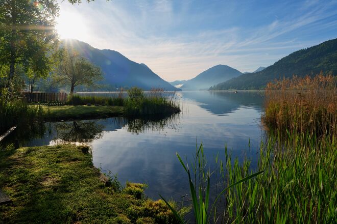 Sonnenaufgang am Weissensee