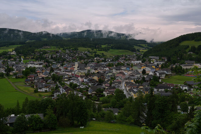 Früh am Morgen ein Blick auf Tamsweg