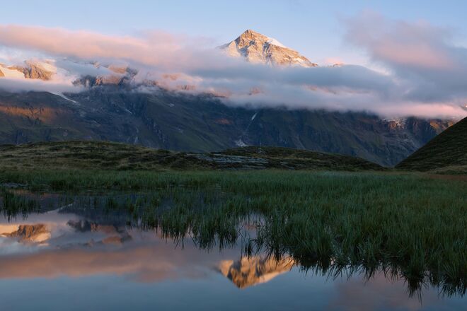 Großes Wiesbachhorn im Morgenrot