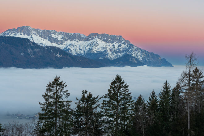 Untersberg vor Sonnenaufgang