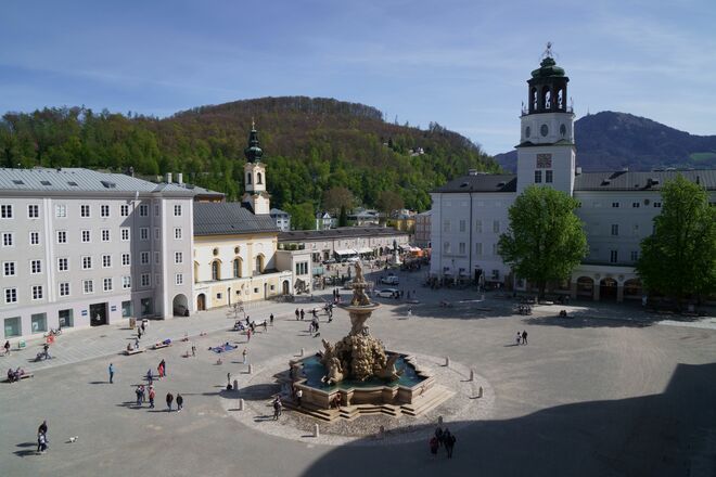 Ein Blick vom Dom Quartier