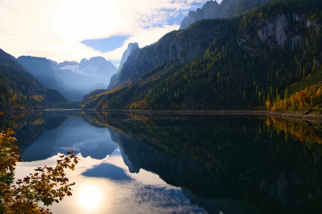 Gosausee mit Blick auf den Hohen Dachstein