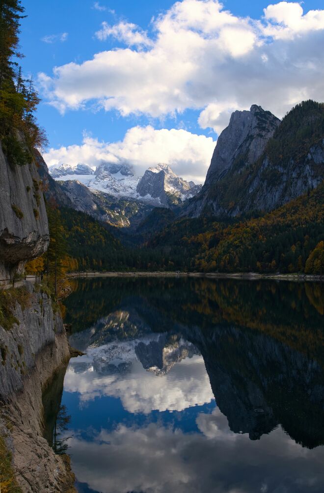Der Hohe Dachstein im Spiegel...