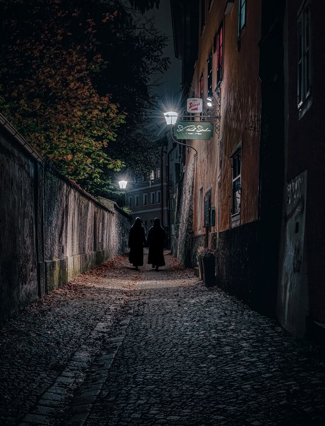 Herrengasse bei Nacht