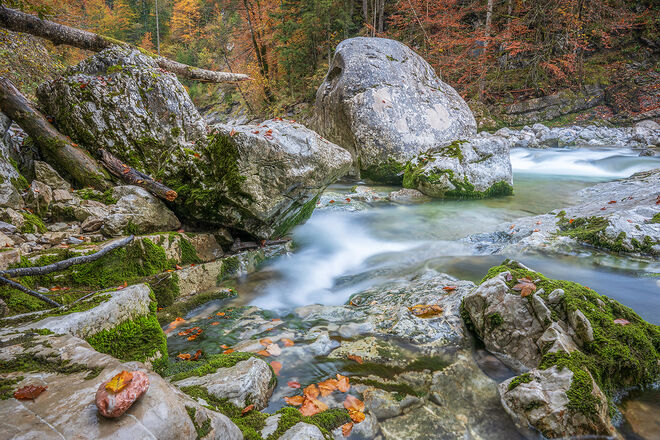 in der Schlucht
