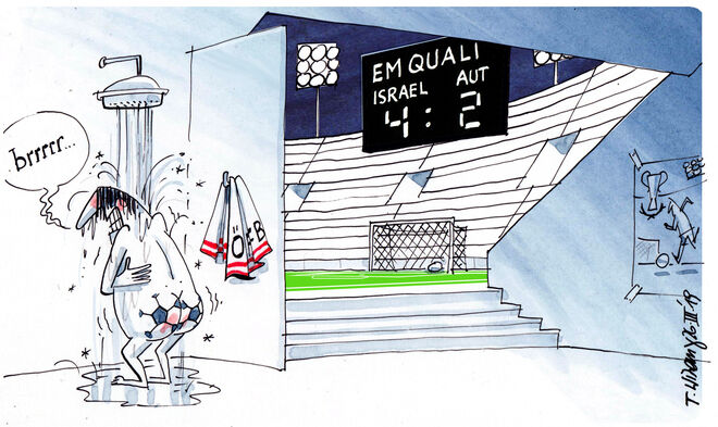 Die kalte Dusche ...