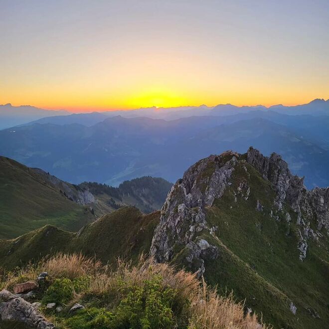 Sonnenaufgang am Schuhflicker