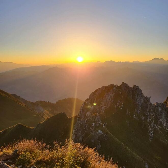 Sonnenaufgang am Schuhflicker