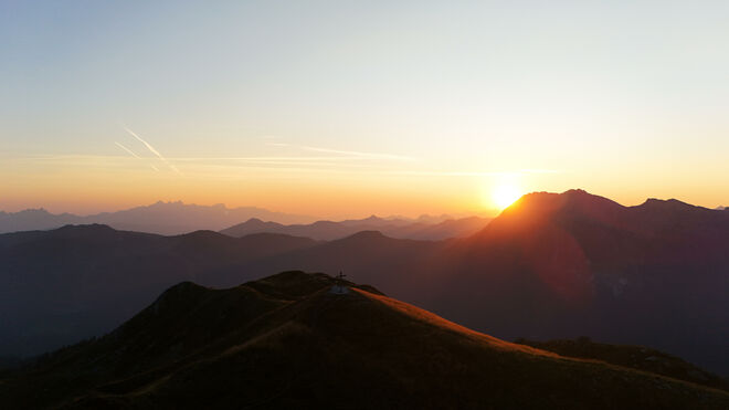 Sonnenaufgang am Gründegg