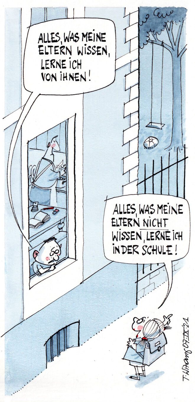 Häuslicher Unterricht . . .