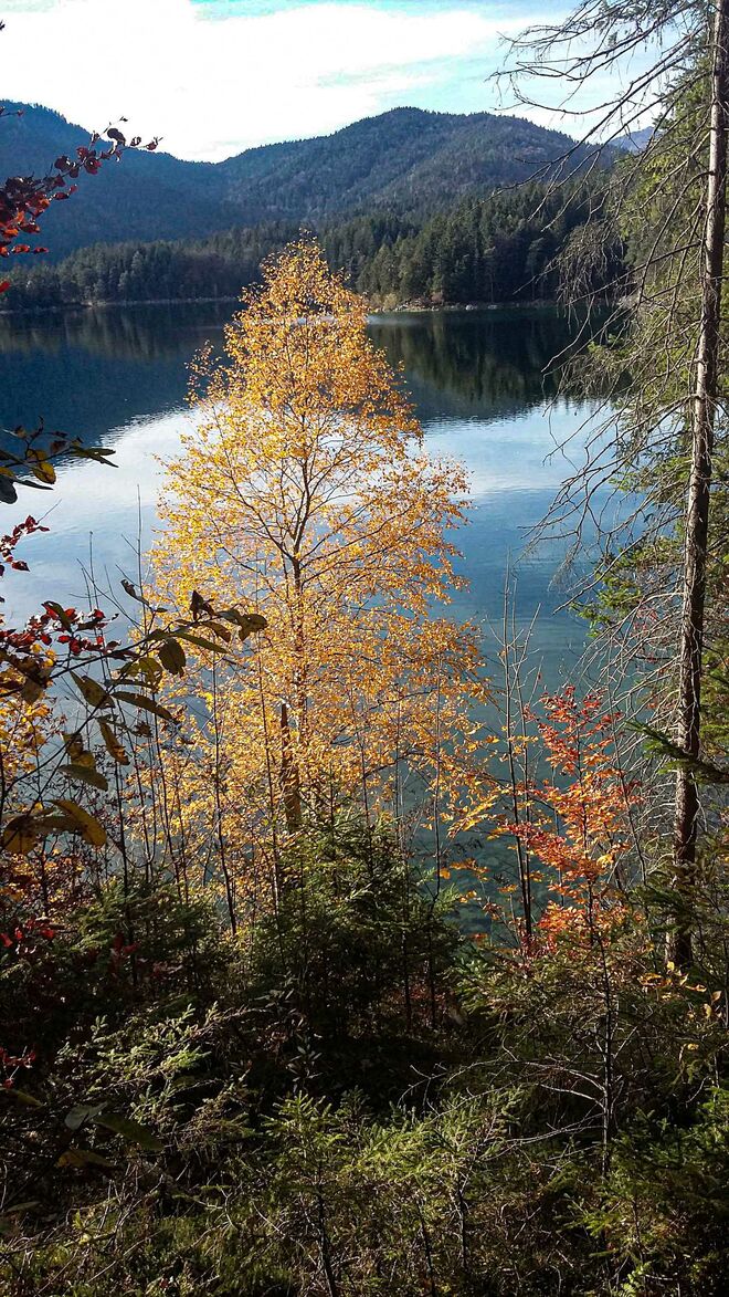 Herbstromantik am Eibsee