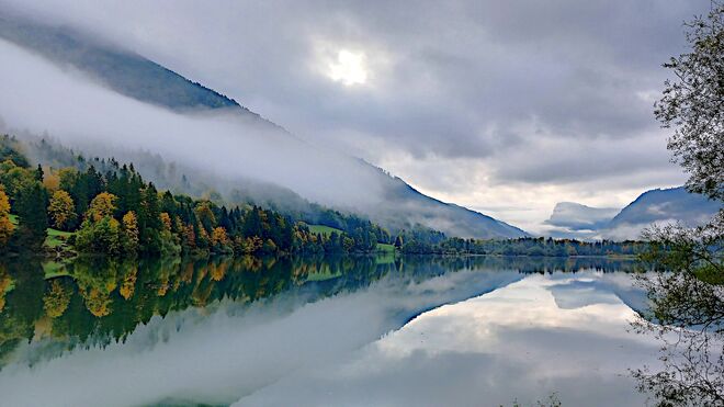 Morgenstimmung am Hintersee (Faistenau - Vordersee)......
