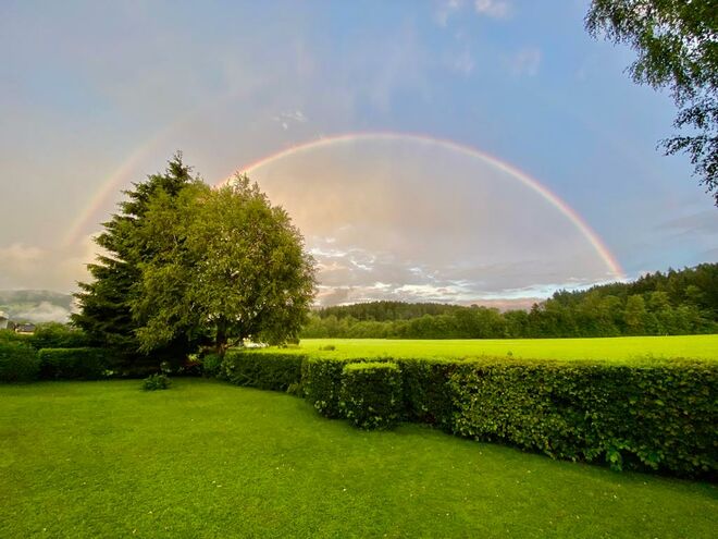 Regenbogenglück in Salzburg