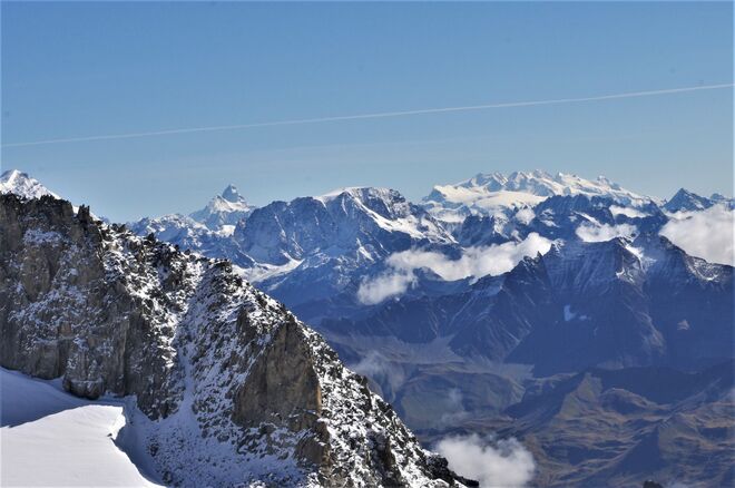 Matterhorn und Monte Rosa