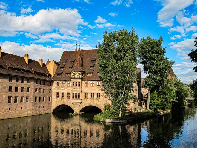 An der Pegnitz in Nürnberg