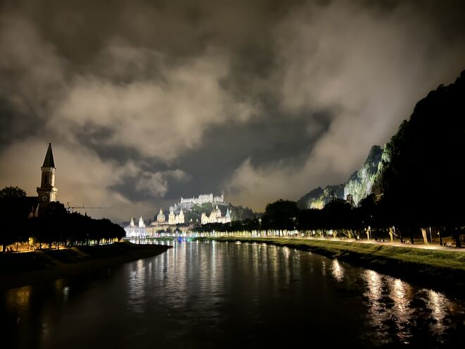 Wolken über der Stadt