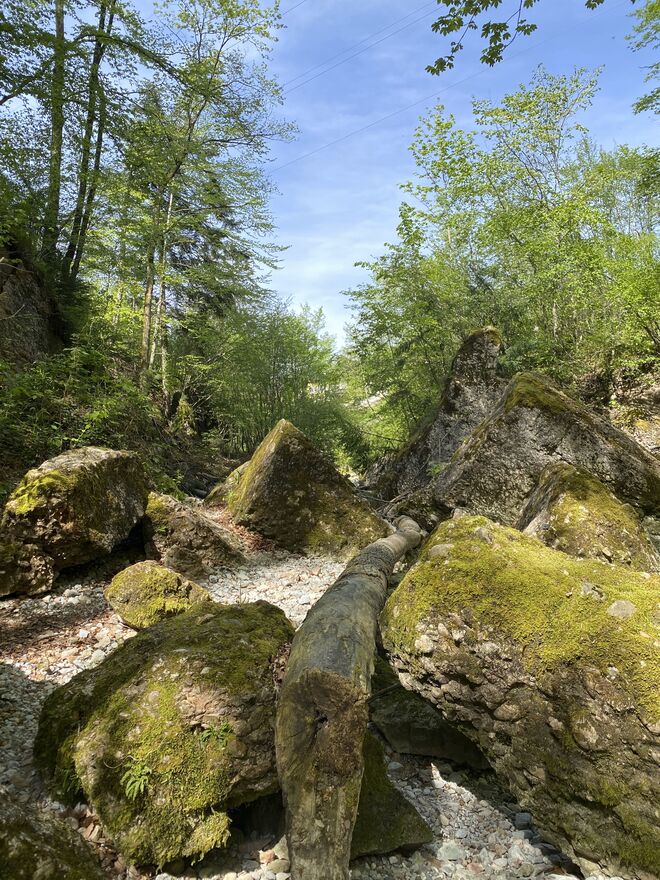 Pyramiden in der Klamm