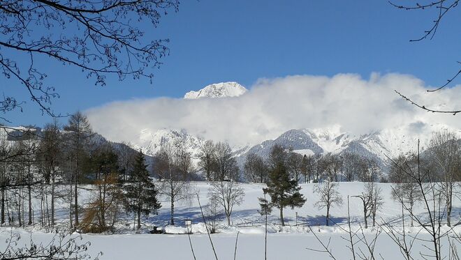Herrlicher Wintertag am Ritzensee