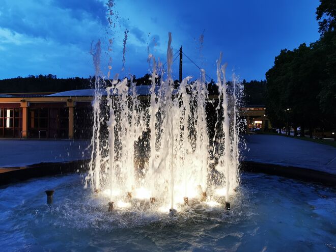 Herrlicher Springbrunnen
