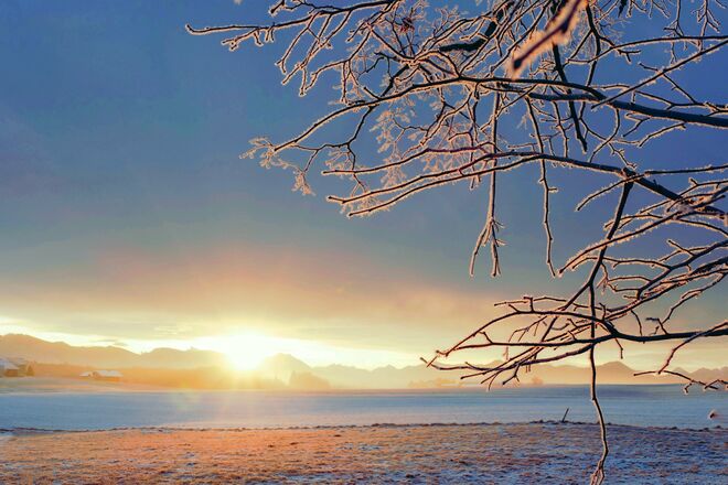 Ein kalter Morgen im Flachgau