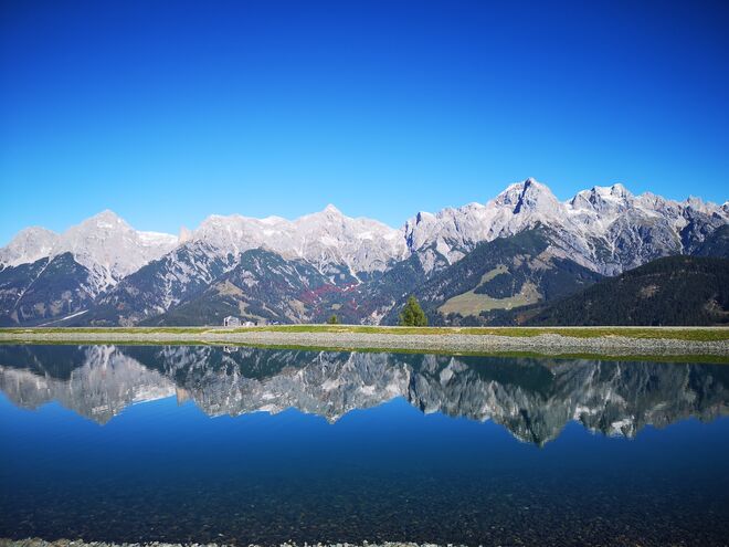 Prinzensee zum Abkühlen und Staunen über das Steinerne Meerpanorama