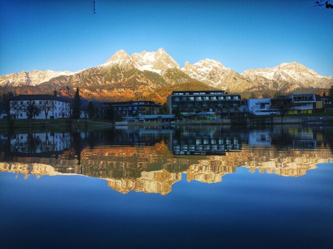 Steinernes Meer Spiegelung by Pejo Würti