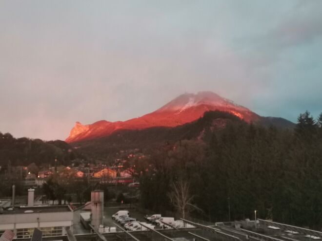 Gaisberg in der Abendsonne
