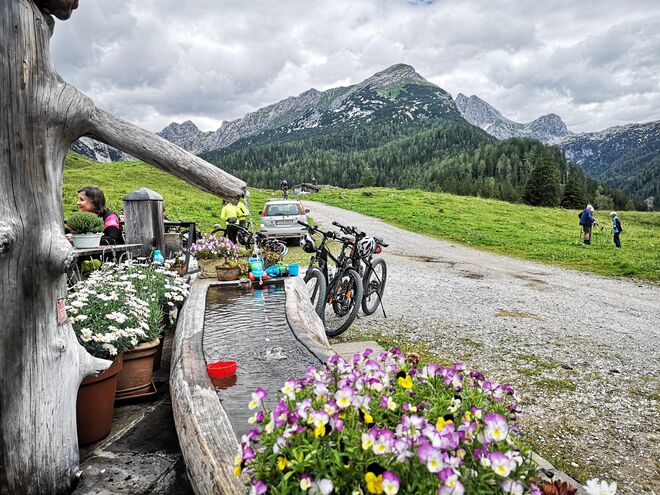 Kallbrunn Alm Brunnen