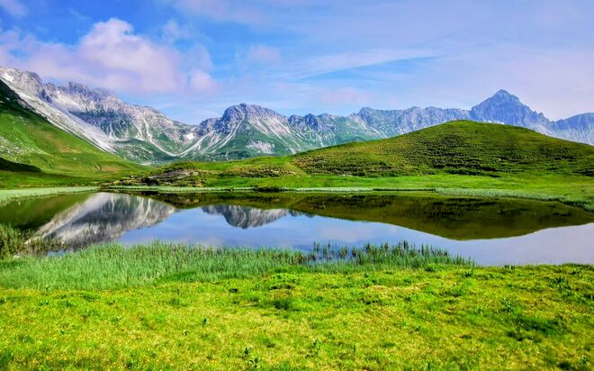 Es spiegelt beim Rothenwändersee