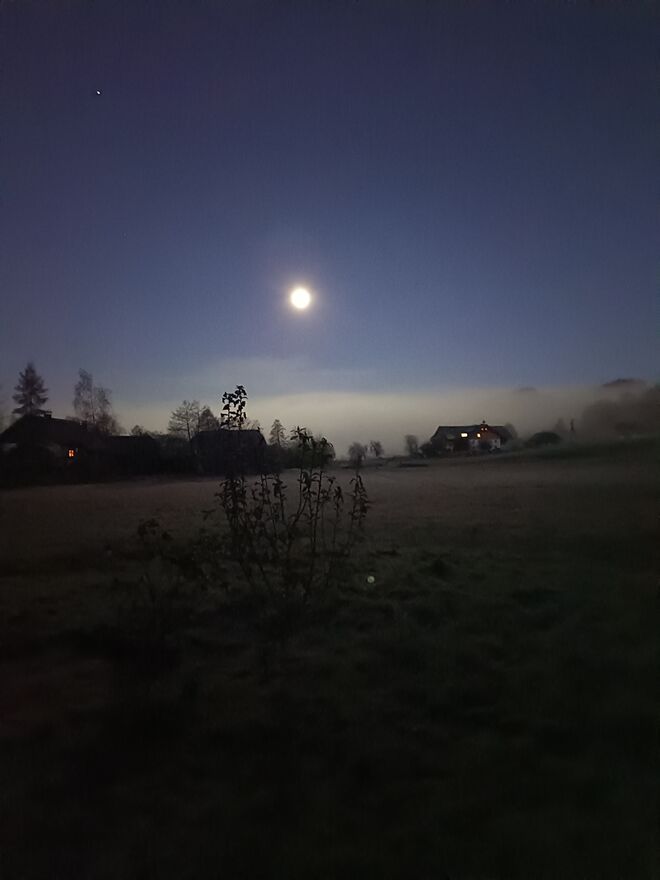 Super Mond am Morgen