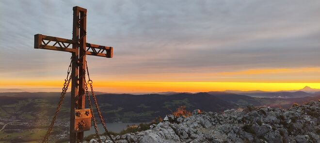 Ein guter Morgen beginnt am Gipfel