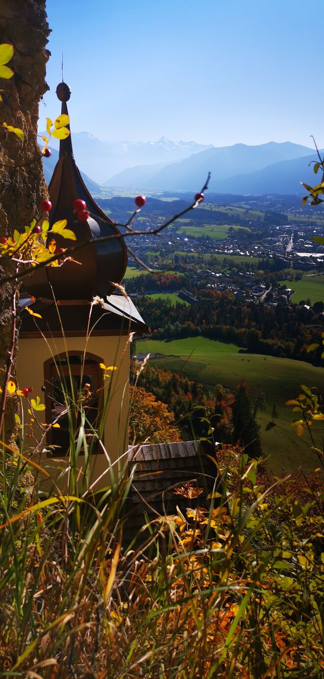 Herbstlich am Palven hoch über Saalfelden