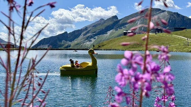Das Sommerwetter genießen