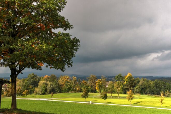 Gestern konnte ich in Eugendorf eine besonders schöne Lichtstimmung fotografieren