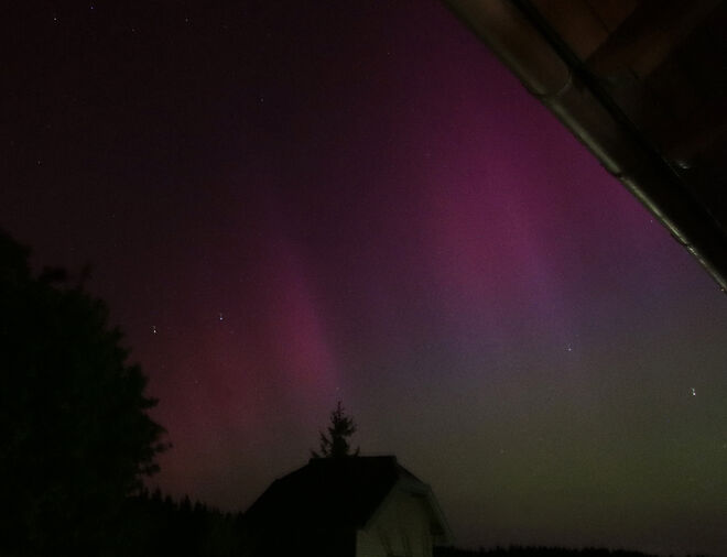 Polarlicht über Eugendorf