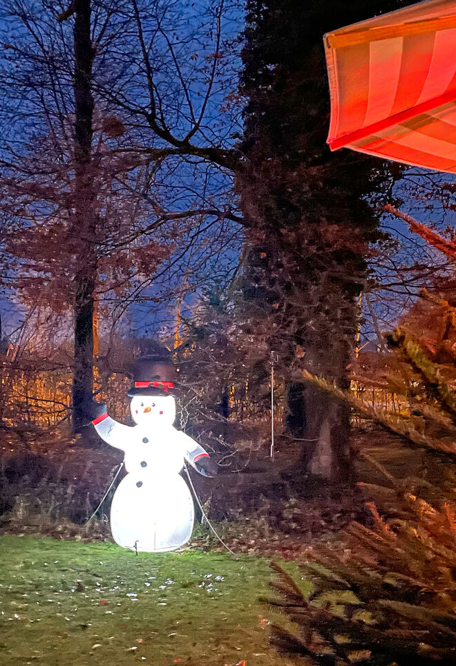 Mann ohne Schnee
