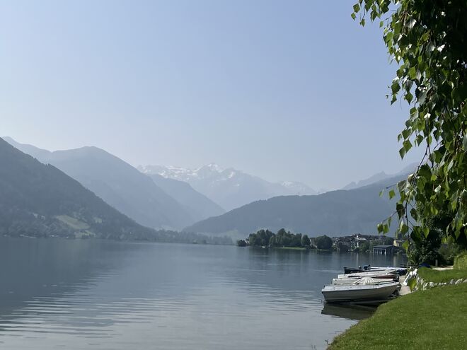 diesige (rußige) Sicht Richtung Fusch