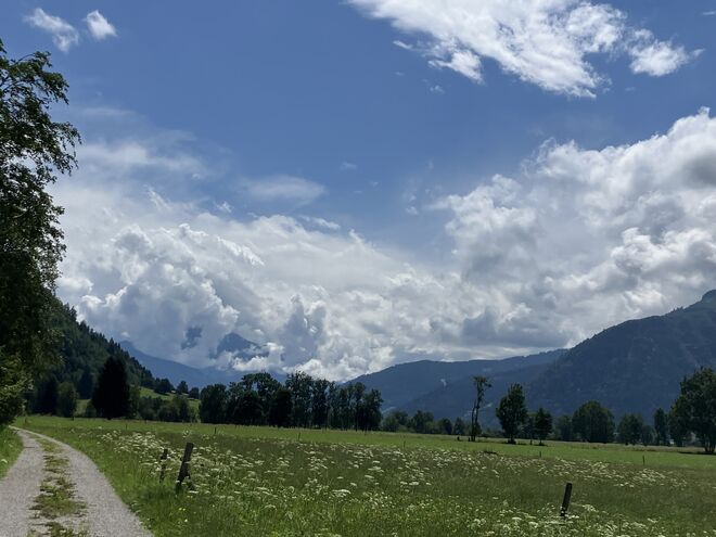 Für ein Weilchen setzt sich die Sonne durch